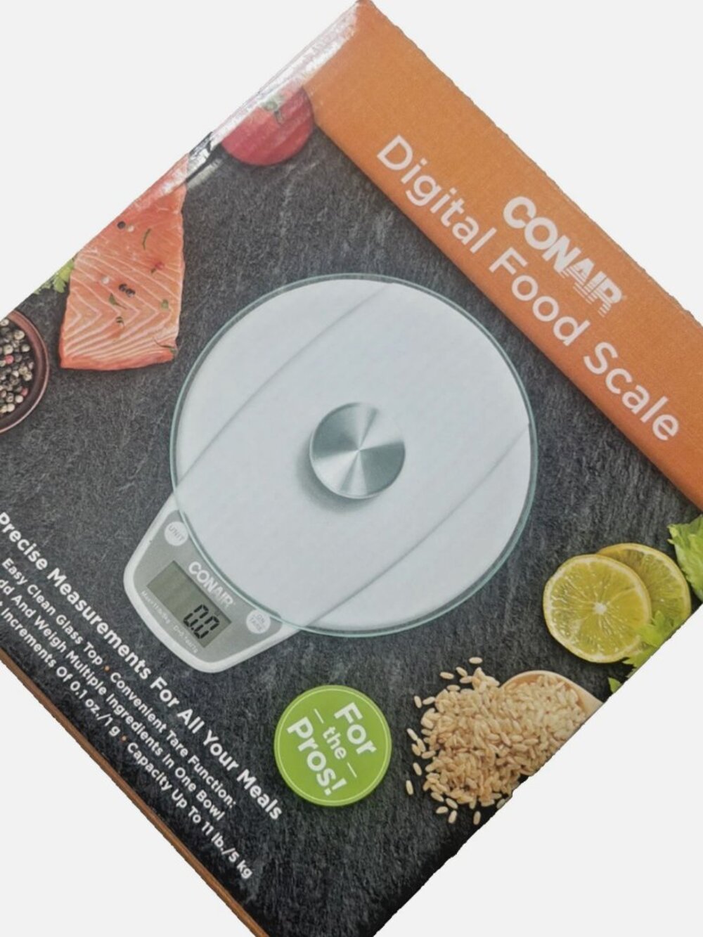 Digital Food Scale By CONAIR CNF130 Capacity 11Ib